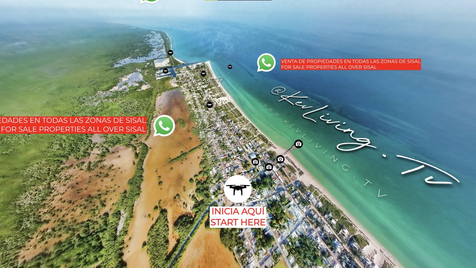 I show you all the properties for sale in Sisal Yucatán Mexico (land, houses, and apartments) in all areas of the magical town